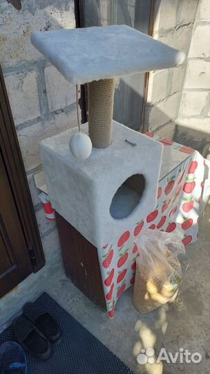 Когтеточка с домиком бу