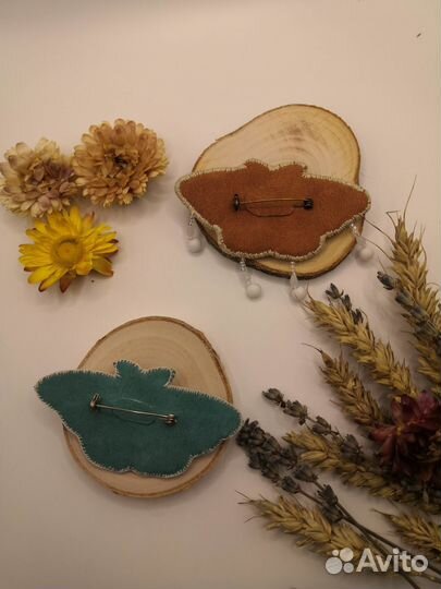 Броши Мотыльки