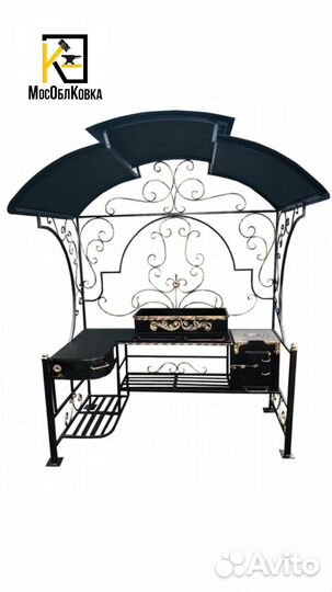 Мангал с печкой для дачи