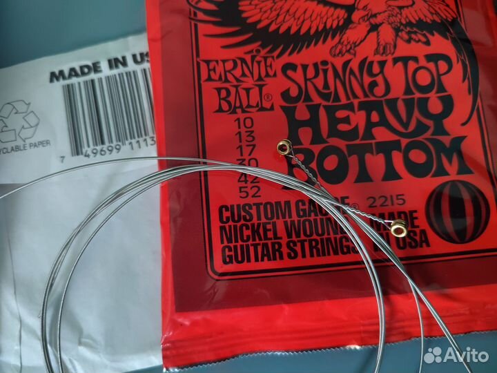 Струны американские Ernie Ball 10-52