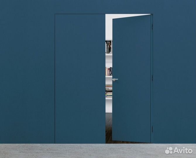 Дверь скрытого монтажа под покраску серия Айс