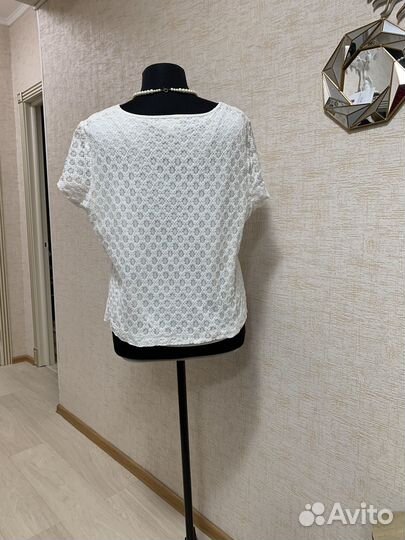 Блузка женская с кор. рукавом р.56