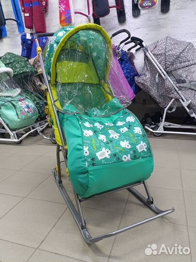 Санки коляска (новые)