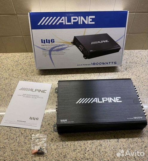 Новый усилитель Alpine 4x канальный