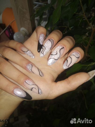 Титановые ногти Маникюр Педикюр Наращивание