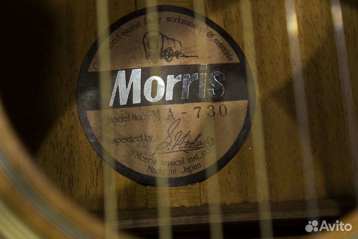 Акустическая гитара Morris MA-730 Массив. Japan