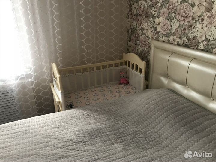 Миниатюрная кроватка (колыбель) с матрасом