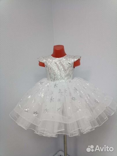 Платье снежинки