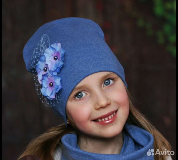 Шапка и снуд для девочки новая