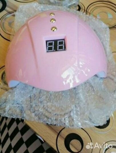 Лампа для гель лака новая мин