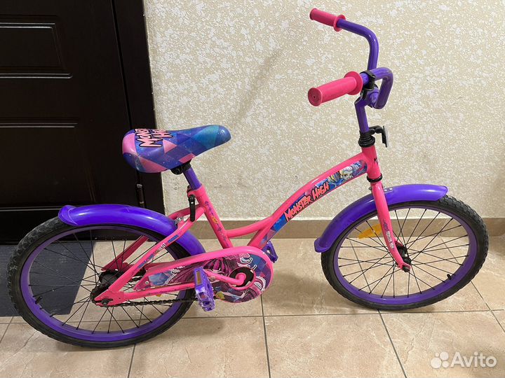 Велосипед подростковый для девочки Monster high