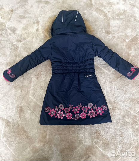 Пальто зимнее на девочку Gusti 110