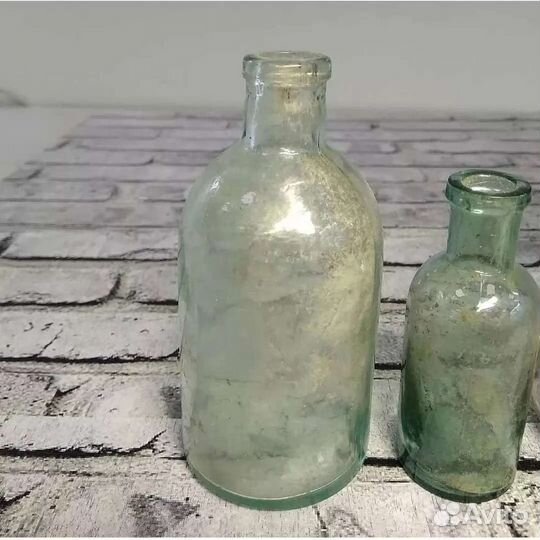 Лот из трёх Аптечных Пузырьков, 40-е, 50-е годы