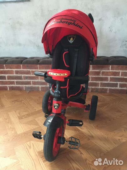Детский велосипед коляска lamborghini