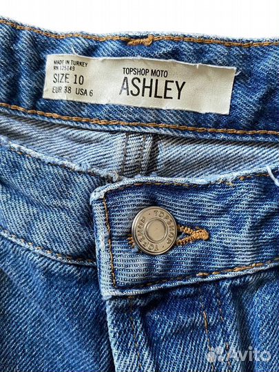 Джинсовые шорты Topshop