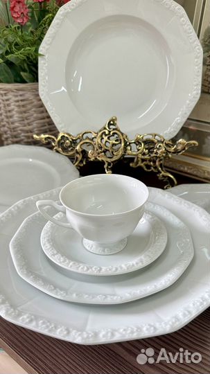 Чайные пары и тарелки Rosenthal серия Maria