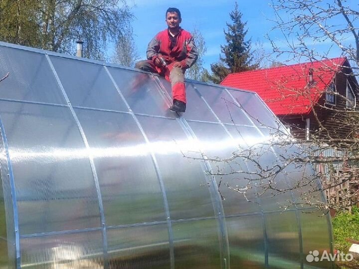 Теплицы из поликарбоната усиленная