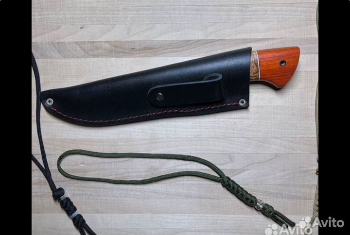 Нож охотничий из дамасской стали