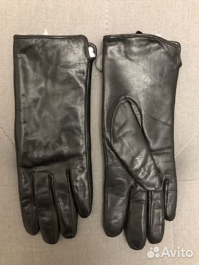 Перчатки женские натуральная кожа зимние