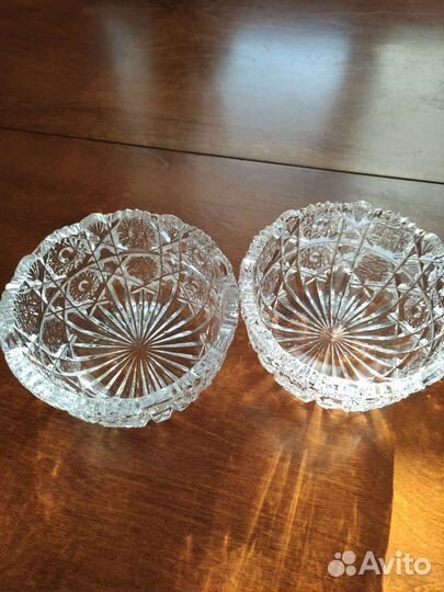 Конфетница. Ваза. Салатник хрусталь