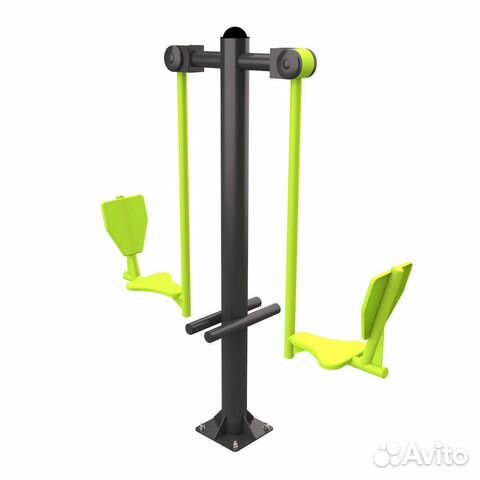 Уличный тренажер Жим ногами (двусторонний)