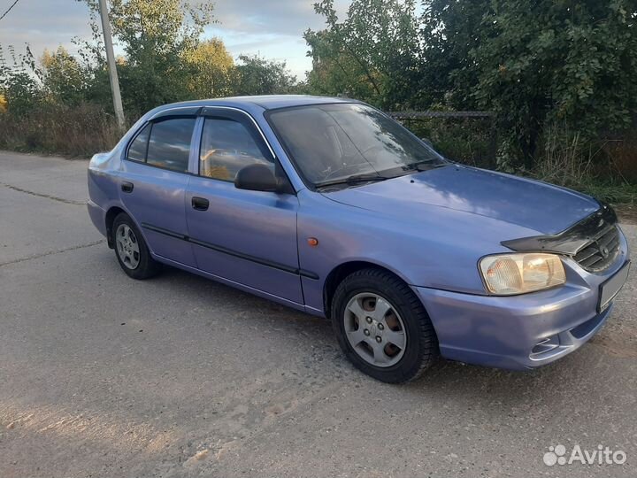 Hyundai Accent 1.5 МТ, 2004, 294 865 км