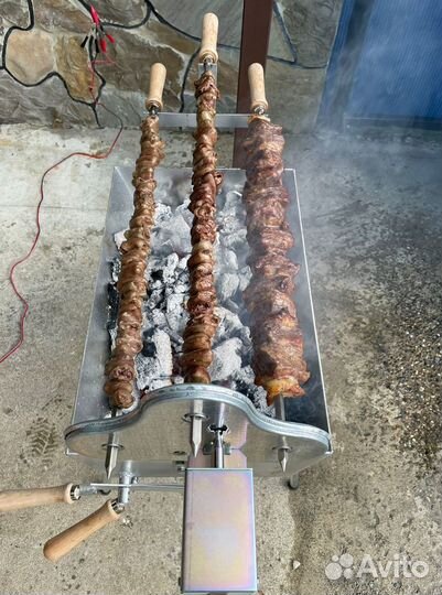 Мангал автоматический угольный