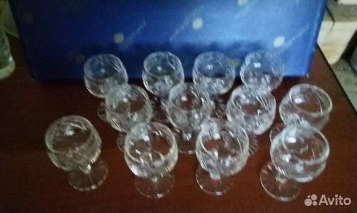 Рюмки хрустальные на ножке СССР