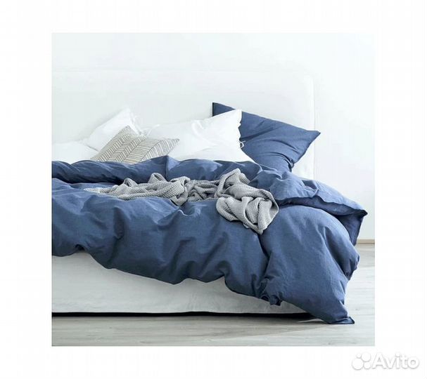 Постельное белье GoodNight Wash Cotton евро (с нав