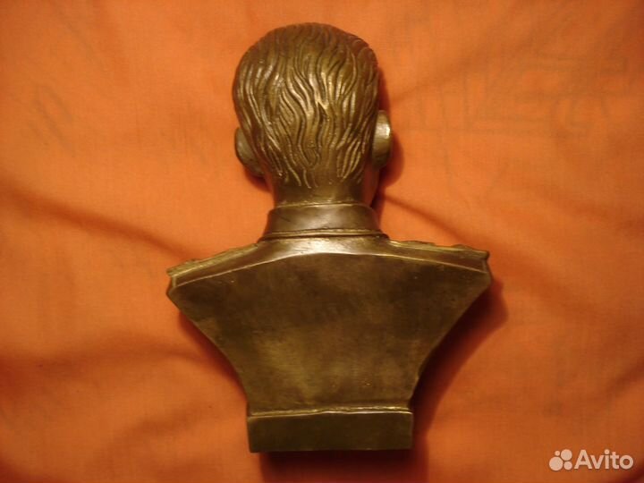 Бюст Сталин 1950 год СССР Бронза Редкий 17см