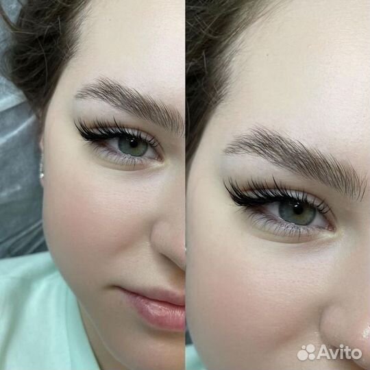 Наращивание ресниц модель