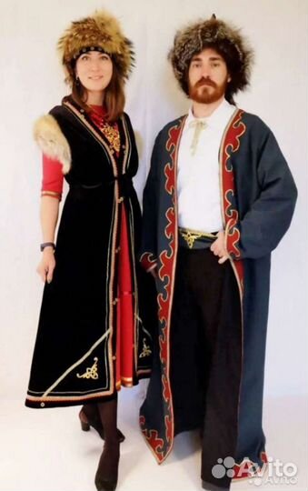 Национальный башкирский костюм взрослый напрокат