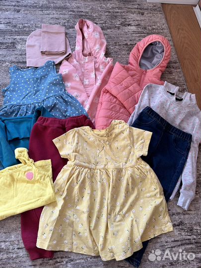 Пакет вещей для девочки