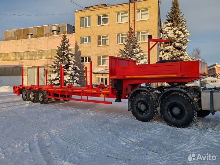 Полуприцеп трал (тяжеловоз) Трансприцеп Высокорамный, 2024