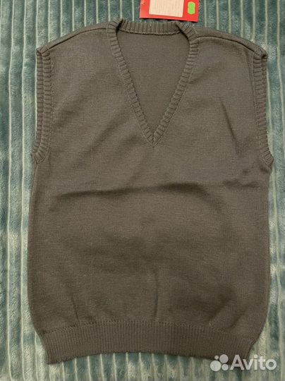 Жилет школьный серый