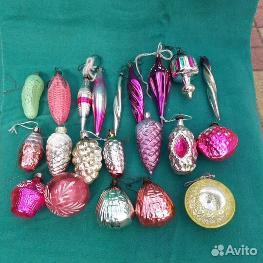 Елочные игрушки СССР одним лотом