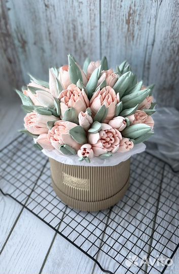 Букеты из зефира