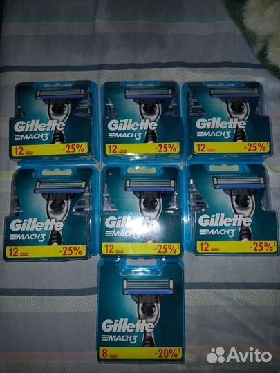 Бритвенные станки Gillete Mach 3