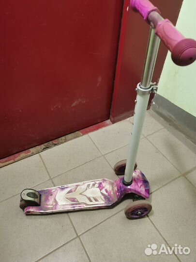 Самокат детский трехколесный бу