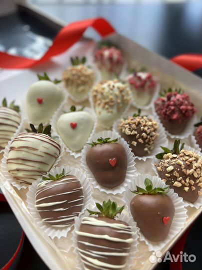 Клубника в шоколаде быстро 1-2ч