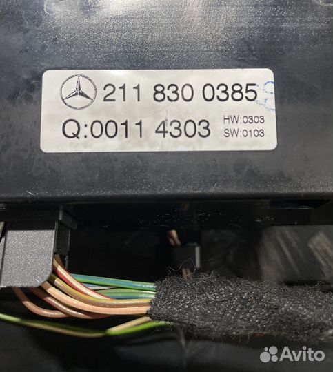 Блок управления климатом Mercedes-Benz W211