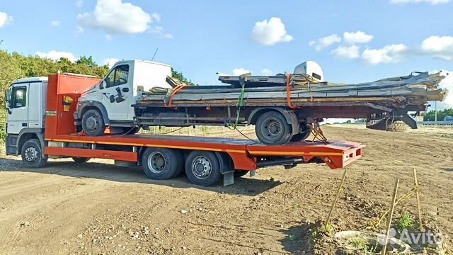 Грузовой эвакуатор трал