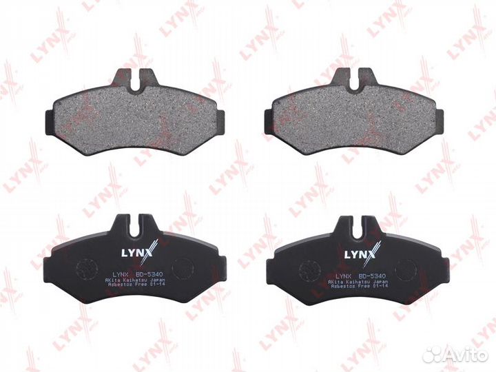 Колодки тормозные дисковые зад