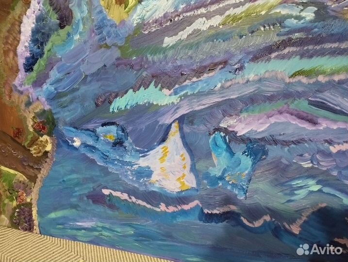 Картина маслом на холсте 60х80 см, 