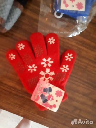 Перчатки детские новые