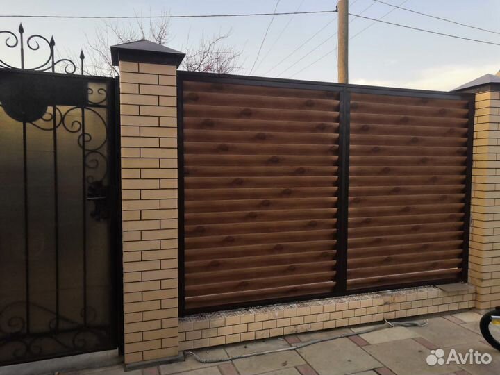 Забор еврожалюзи