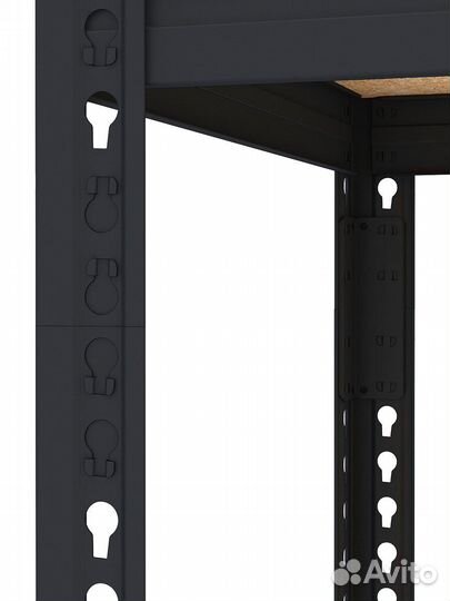 Стеллаж металлический MZ-профиль 180х75х35 см (5 п