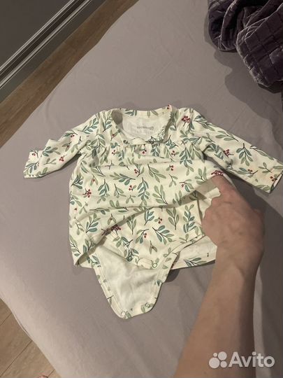 Боди платье для новорожденного девочка 62-68