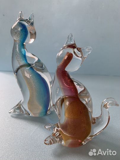 Фигурки murano, Кошки