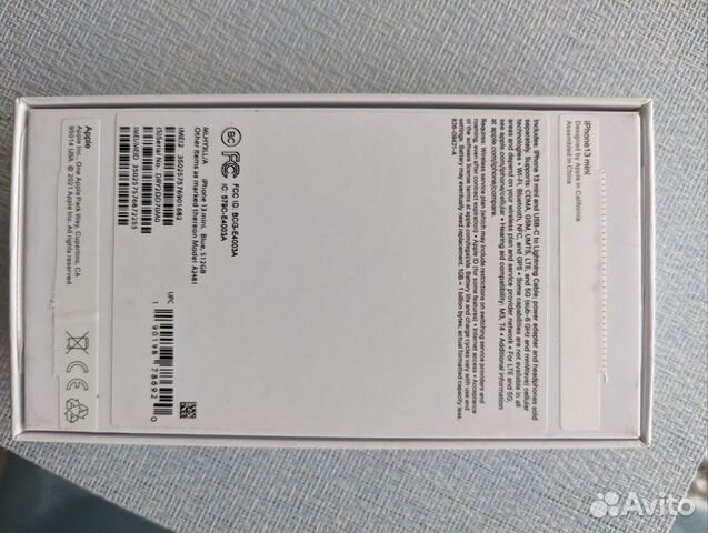 iPhone 13 mini, 512 ГБ объявление продам